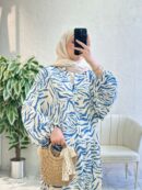 Zebra Desen Elbise - Okyanus