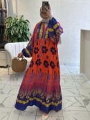 Ada Çiçek Elbise L10014 - Gün Batımı