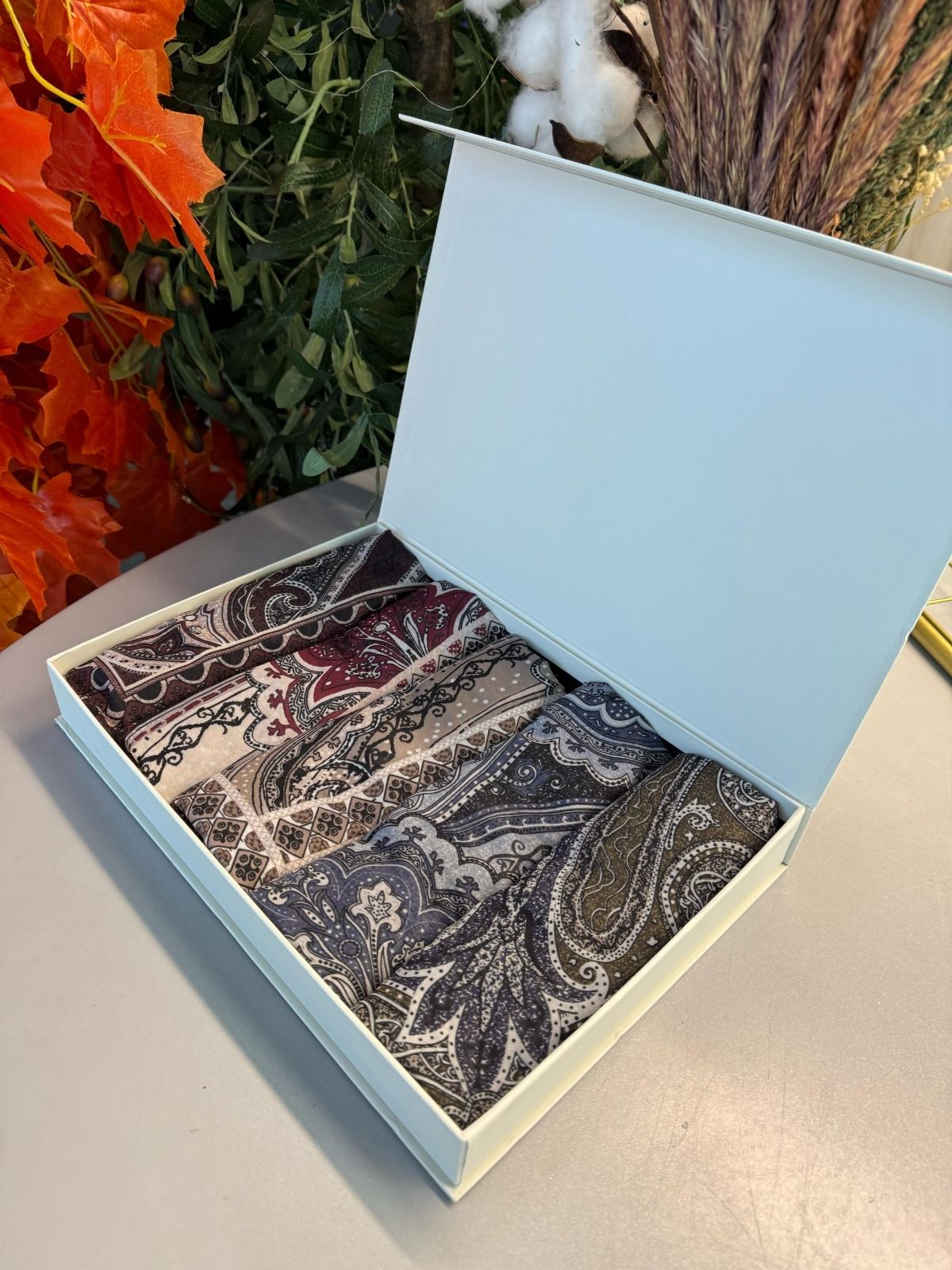 En Çok Satan 5'li Etnik Pamuk İpek Şal - Avantajlı Set