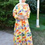 Pastella Elbise L10054 - Gün Batımı