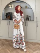 Flora Serenade İkili Takım TK10076 - Tarçın Krem
