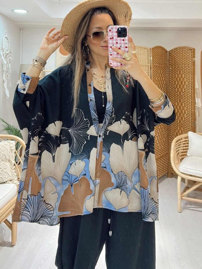 Mayra İkili Takım TK10082 - Toprak - Görsel 2