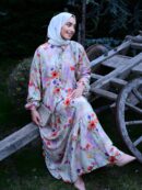 Lilaress Elbise L100100 - Menekşe