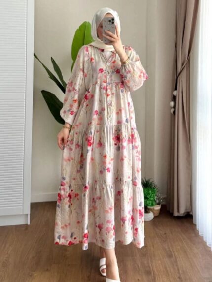 Rabella Elbise L100102 - Vanilya Leylak - XL