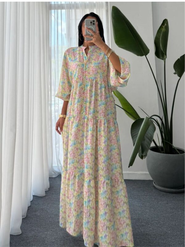 Elvan Desen Elbise L100130 – Pastel