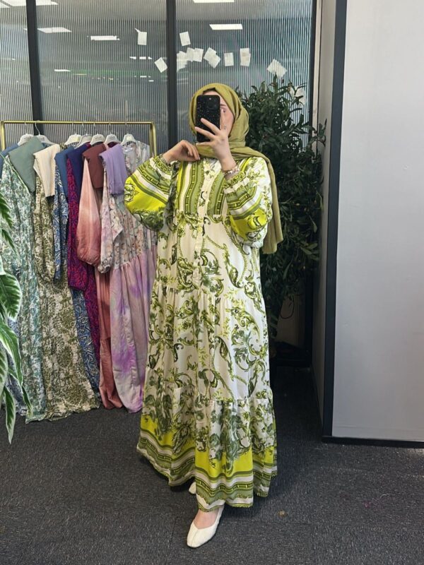 Versace Elbise -1220 – Yeşil