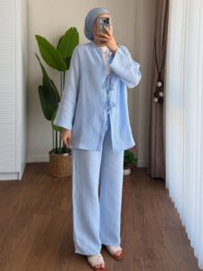 Elvin İkili Takım TK100149 - Buz Mavi