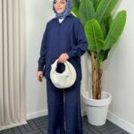 Aisha Gömlek İkili Takım TK100163 -  Lacivert