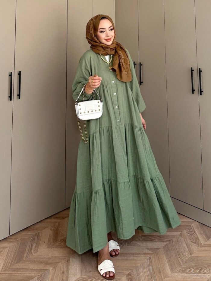 Elena Mira Elbise L100166 - Haki