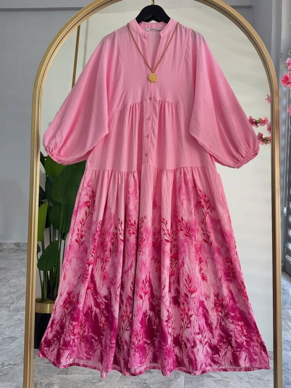 Solinda  Elbise  L100204  – Pembe