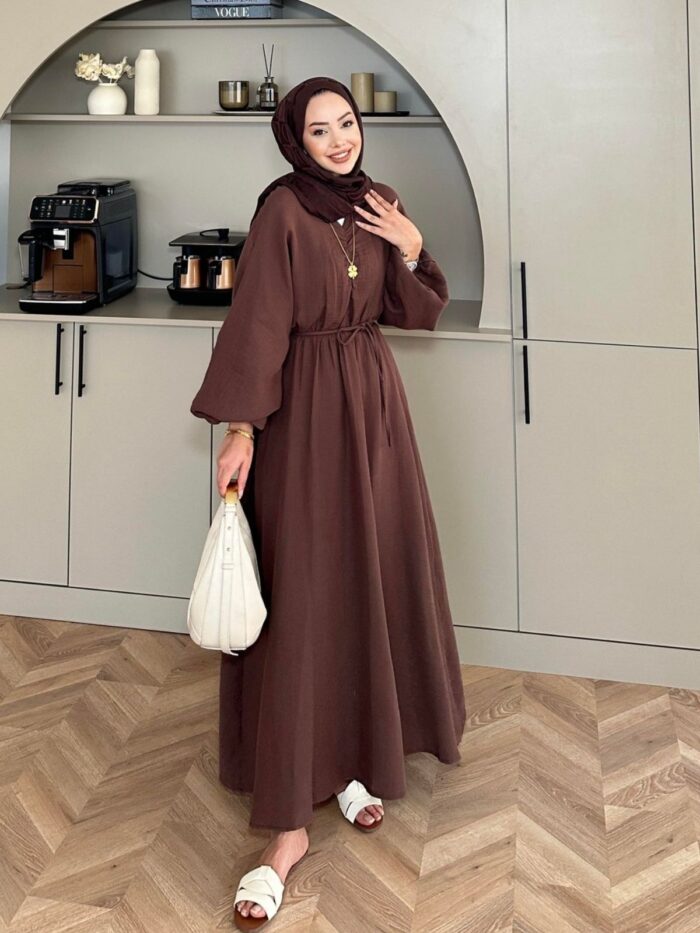 Perla Elbise L100200 - Acı Kahve