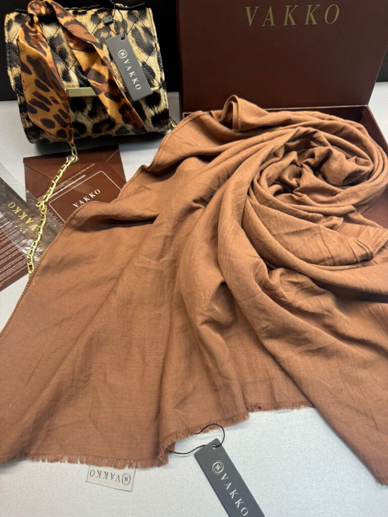 Vakko Comfort Şal 82901 - Çikolata