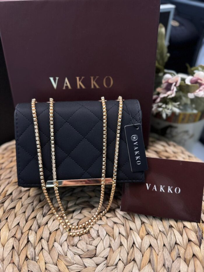 Vakko Zincir Askılı Çanta- Siyah