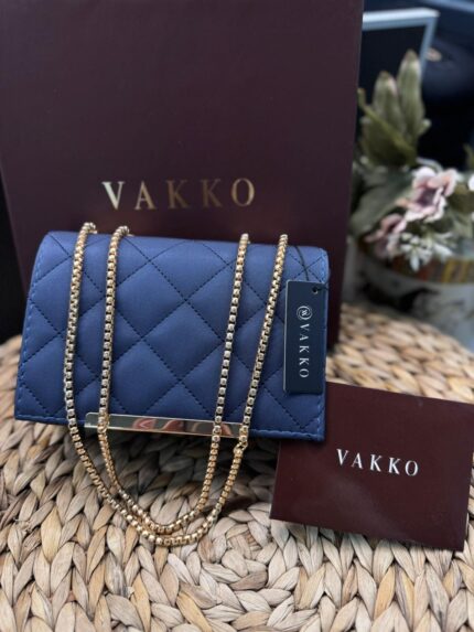 Vakko Zincir Askılı Çanta- Lacivert