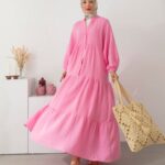 Elena Mira Elbise L100166 - Pembe