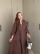 Elena Mira Elbise  L100166 - Kahve