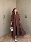 Elena Mira Elbise  L100166 - Kahve