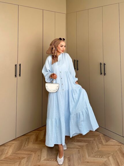 Elena Mira Elbise  L100166 - Gök mavi