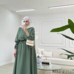 Perla Elbise  L100200 - Haki