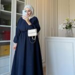 Perla Elbise  L100200 - Lacivert
