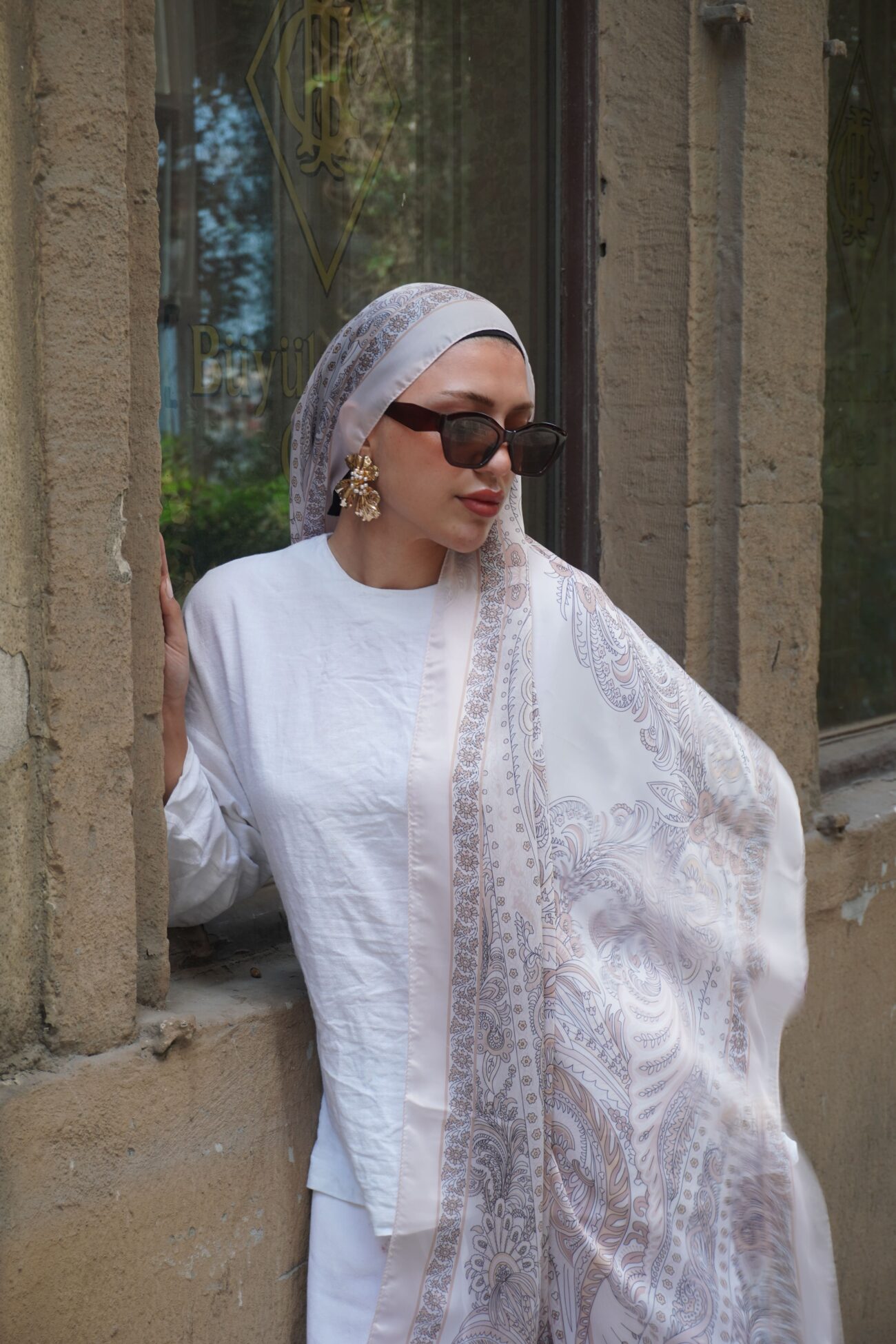 New Zuhur Şal Serisi- 469-002- V-8 - Karamel