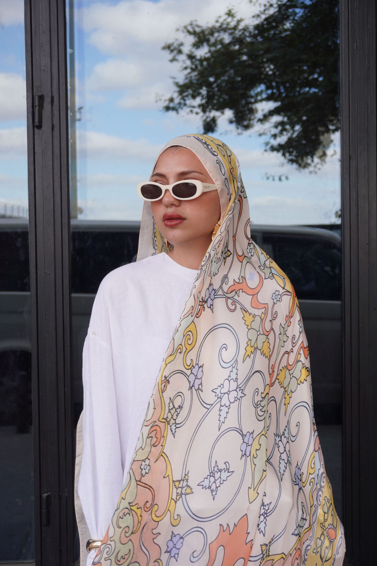 Zerefşan Şal Serisi- 469-003- V-9 - Ayçiçeği - Görsel 3