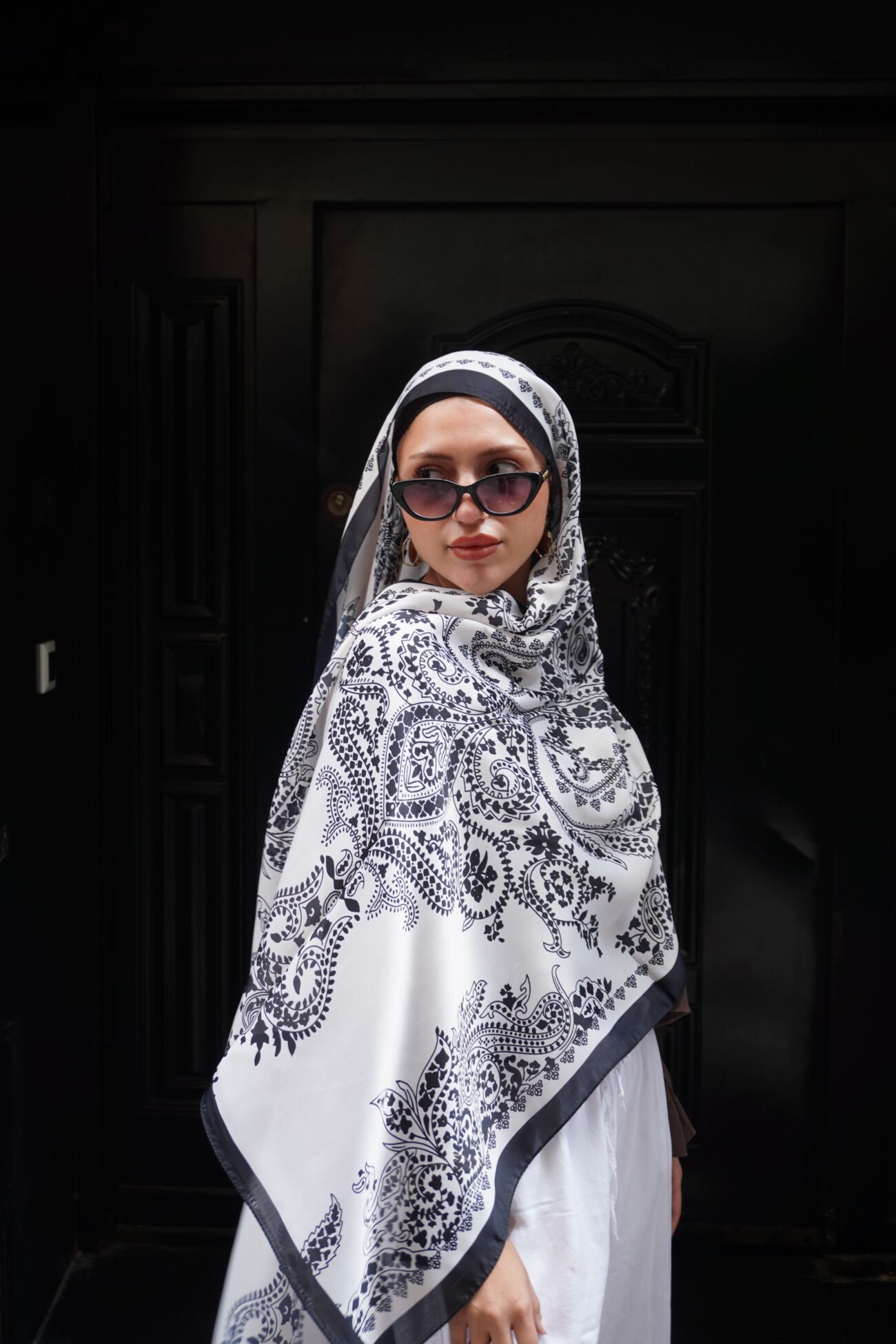 Havai Şal Serisi- 469-001- V-9- Vanilya Siyah - Görsel 3