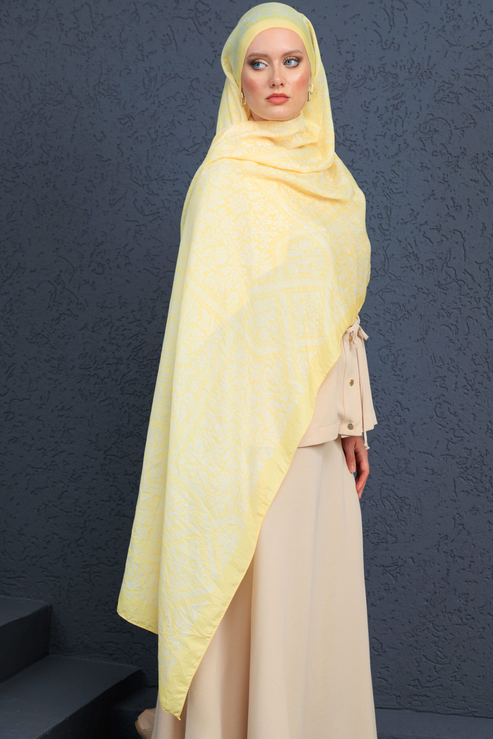 Viyana Şal Serisi - 469-005 - V- 2 - Limon - Görsel 3