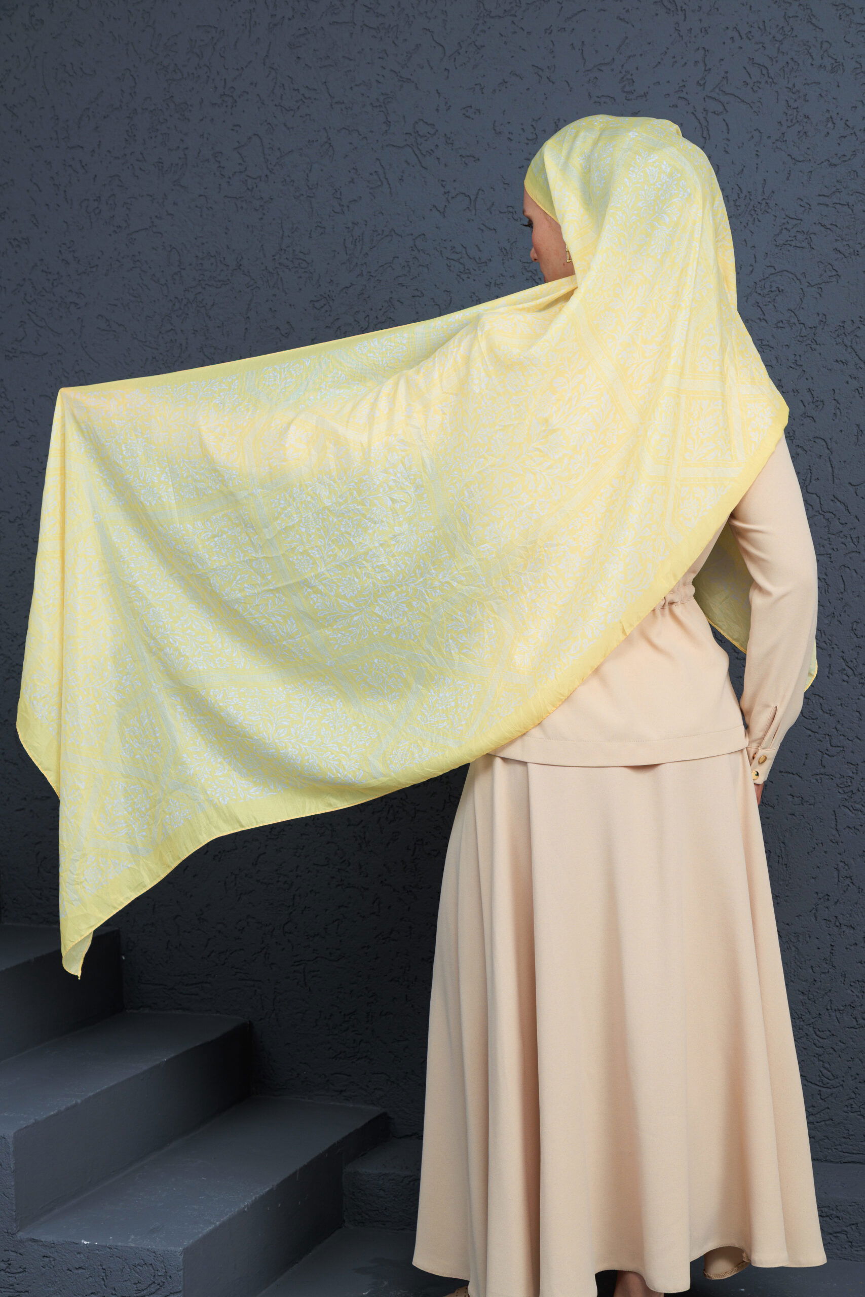 Viyana Şal Serisi - 469-005 - V- 2 - Limon - Görsel 4