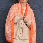 Viyana Şal Serisi - 469-005 - V- 7 -  Portakal