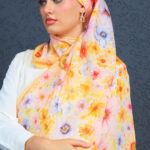 Eleya Şal Serisi - 469-008 - V- 1 -  Ayçiçeği