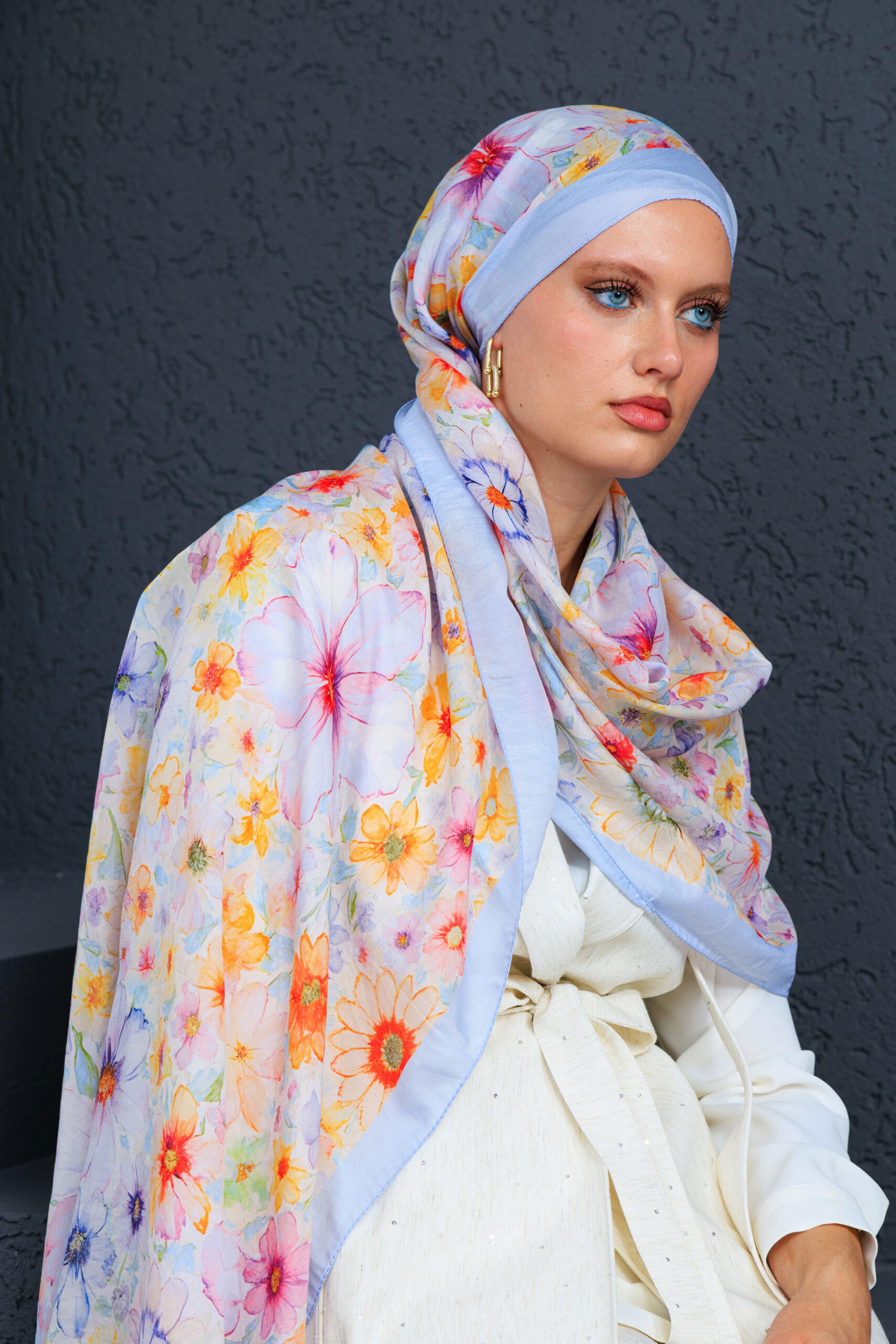 Eleya Şal Serisi - 469-008 - V- 3 - Mint Yeşil