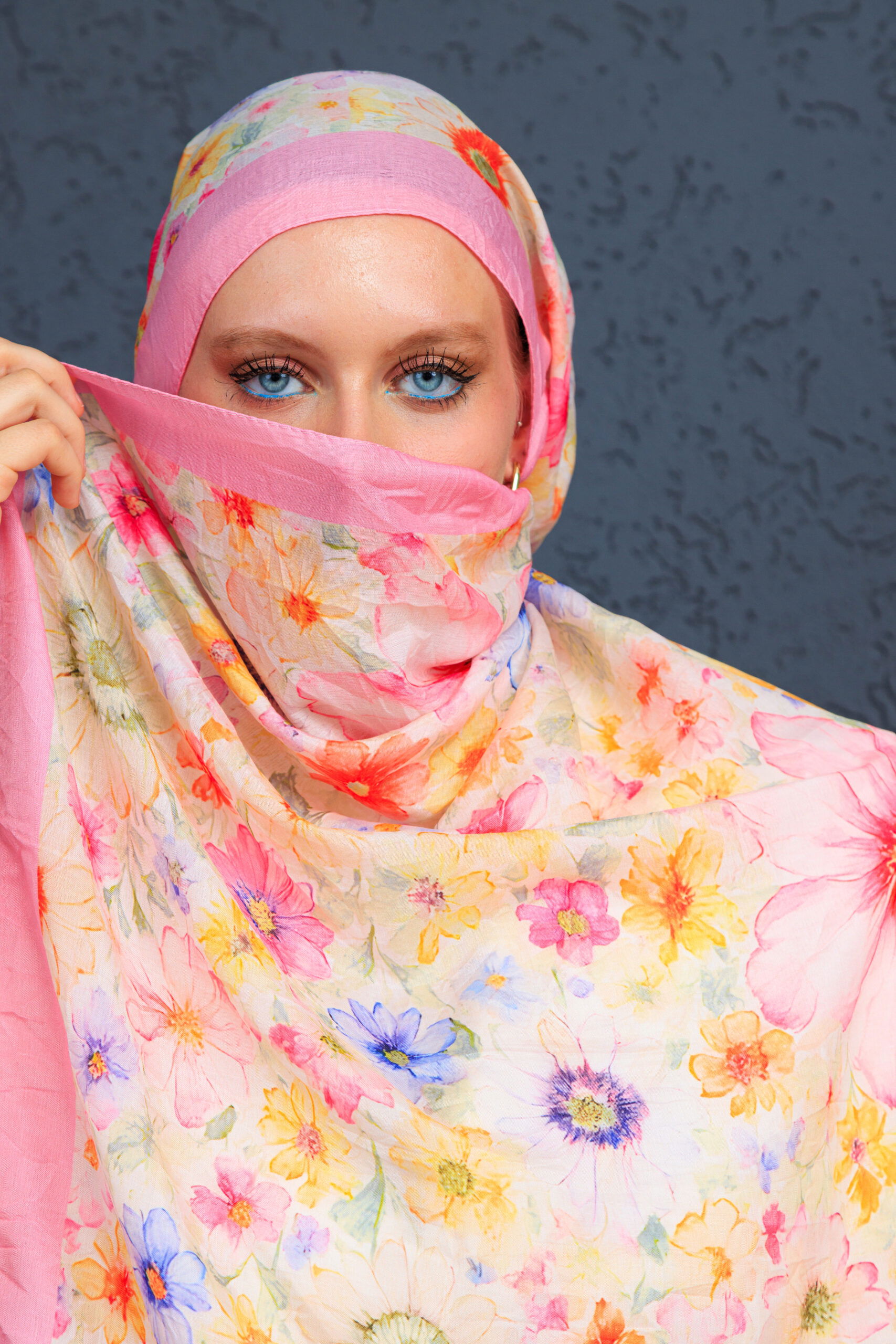 Eleya Şal Serisi - 469-008 - V- 2 - Pamuk Şekeri - Görsel 2