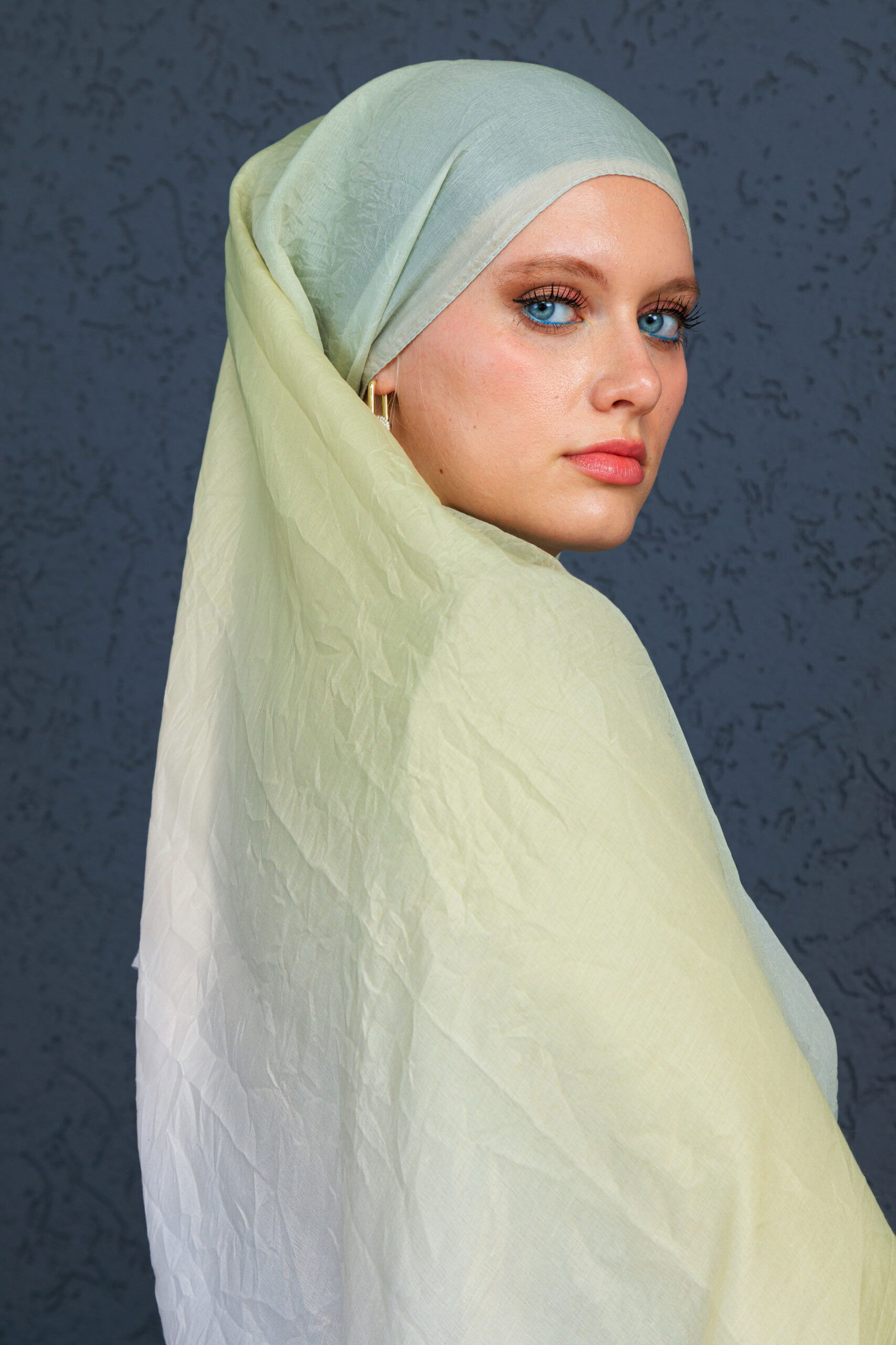 Lotus Şal Serisi- Z-2240 - V-16 - Kavun İçi - Görsel 2