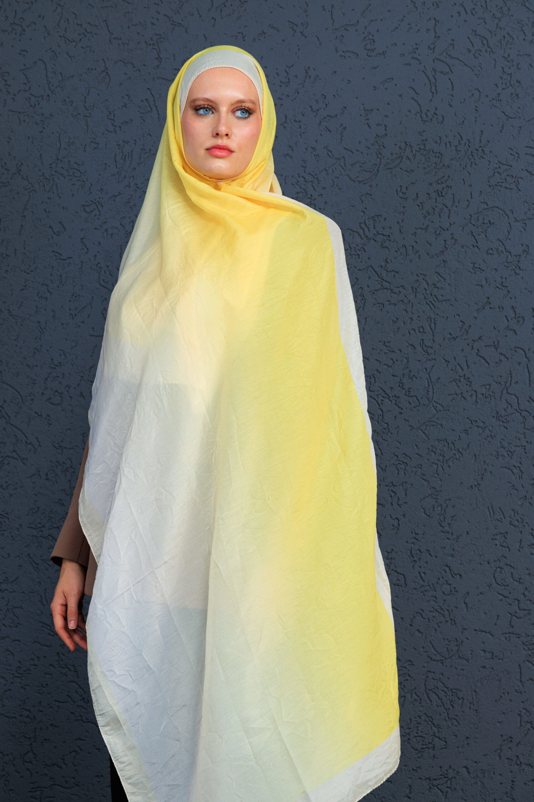 Lotus Şal Serisi- Z-2240 - V-2 - Ayçiçeği - Görsel 6