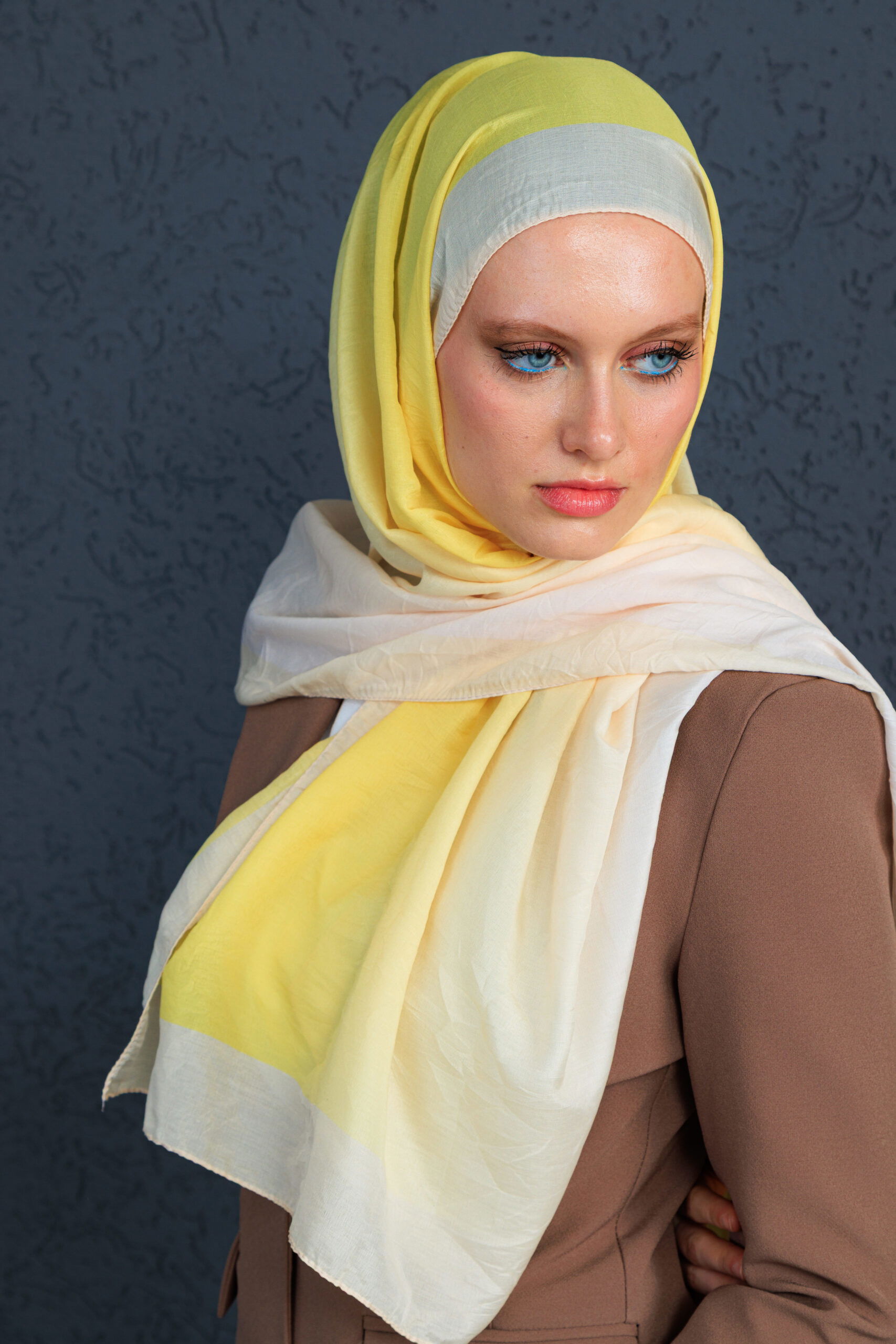 Lotus Şal Serisi- Z-2240 - V-2 - Ayçiçeği - Görsel 5