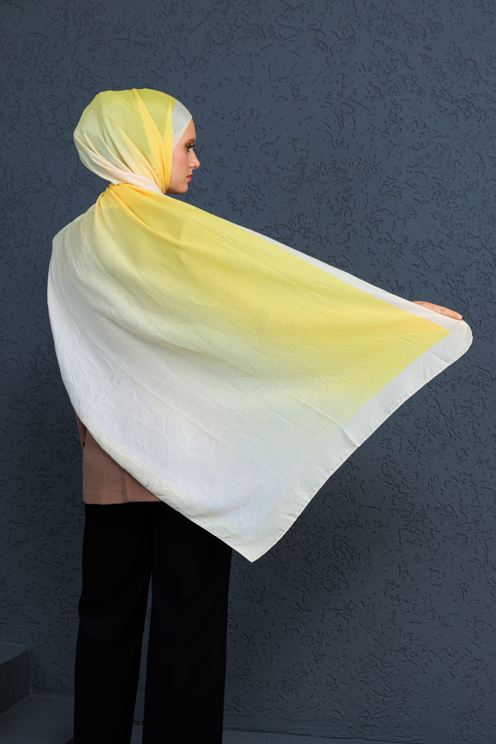 Lotus Şal Serisi- Z-2240 - V-2 - Ayçiçeği - Görsel 4