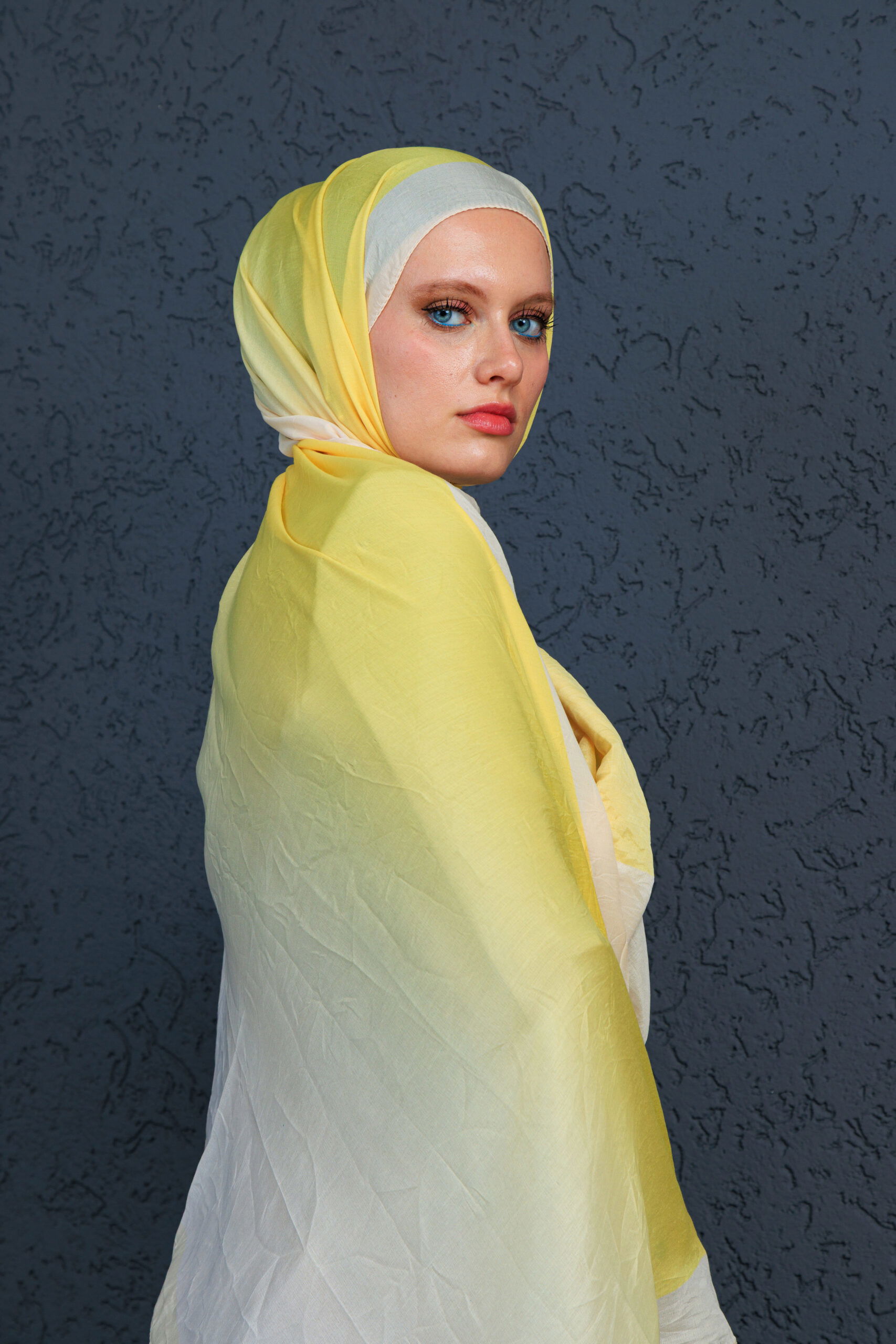 Lotus Şal Serisi- Z-2240 - V-2 - Ayçiçeği - Görsel 3