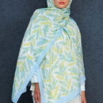 Jakarda Şal Serisi- 469-007- V-4 - Gök Mavi