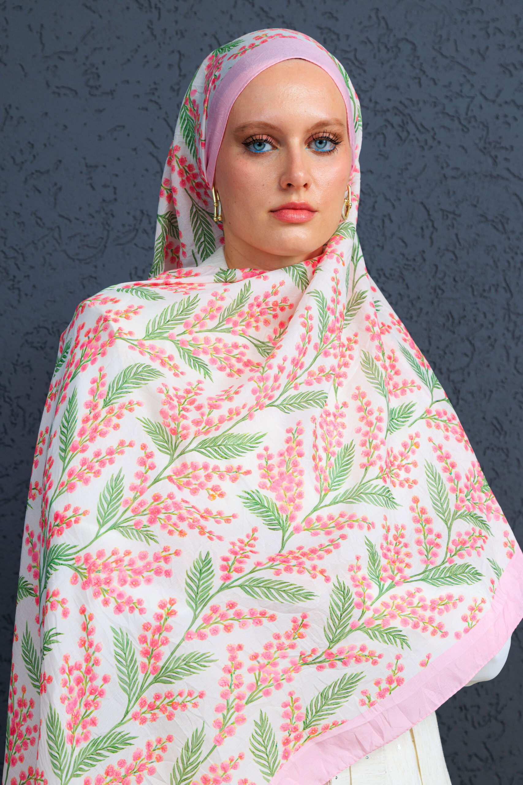 Jakarda Şal Serisi- 469-007- V-2 - Şeker Pembe