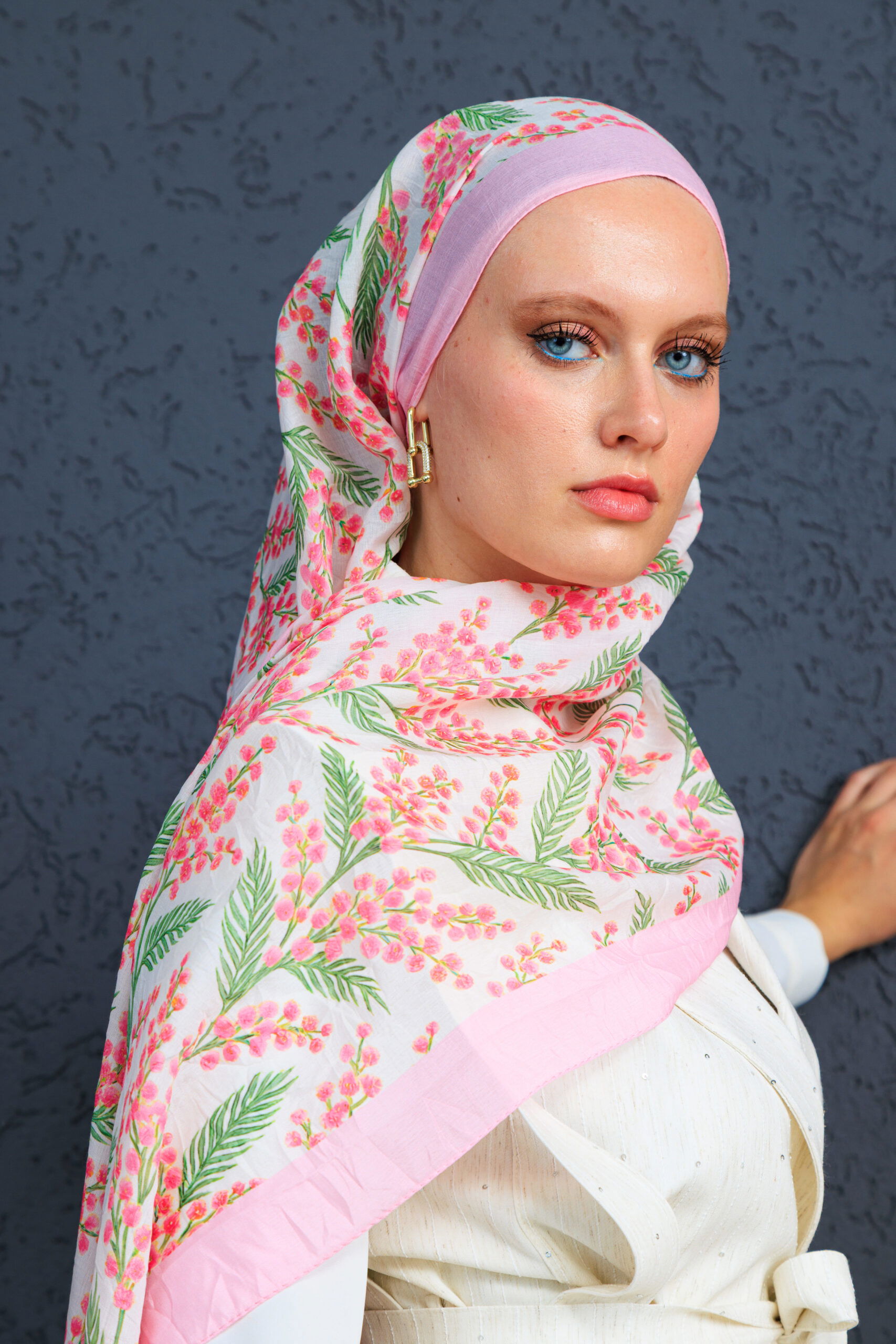 Jakarda Şal Serisi- 469-007- V-2 - Şeker Pembe - Görsel 2