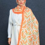 Jakarda Şal Serisi- 469-007- V-3 - Portakal