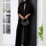 Oysho Fermuarlı Basic İkili Takım BÜYÜK BEDEN TK2962  -Siyah