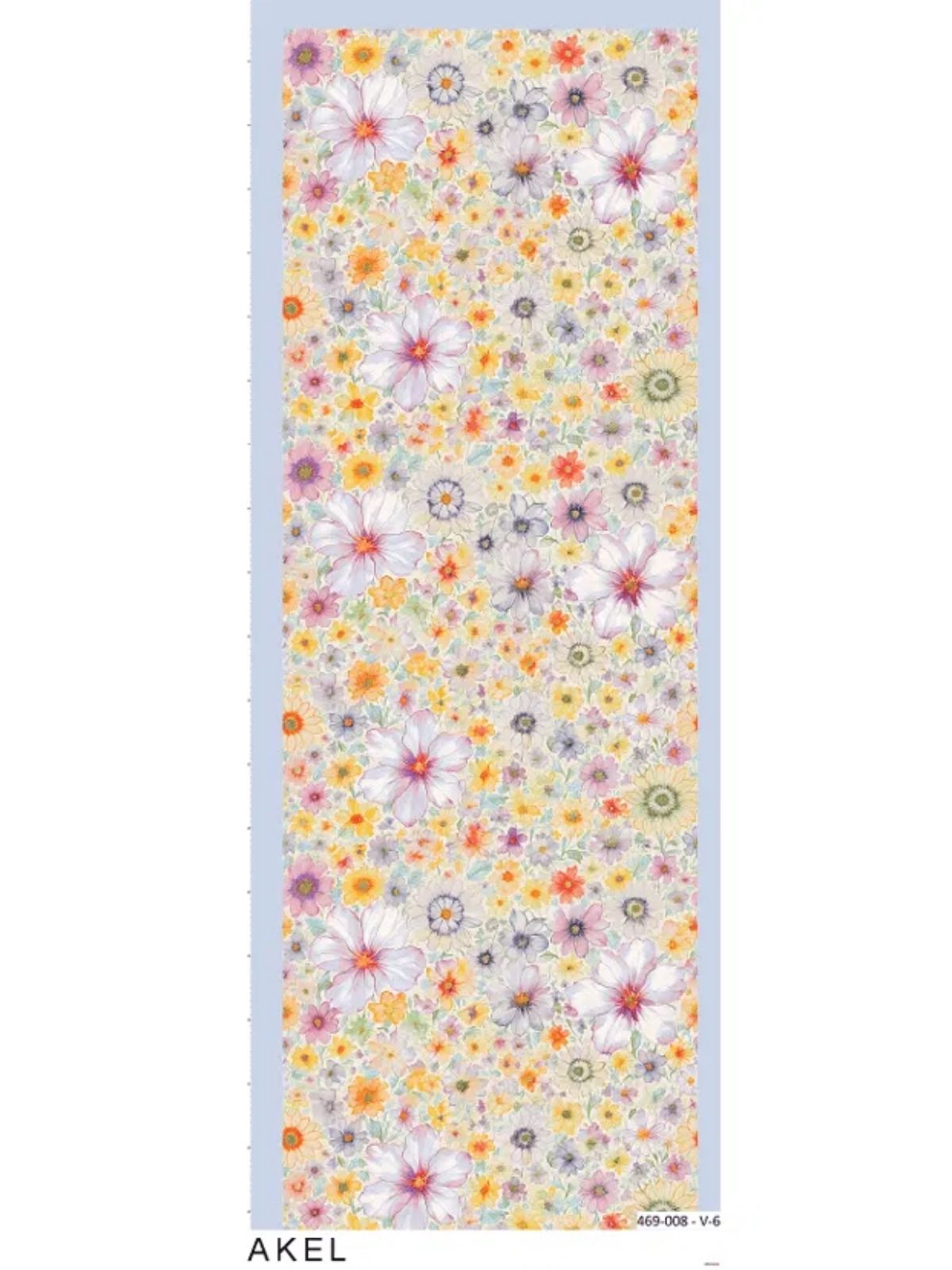 Eleya Şal Serisi - 469-008 - V- 6 - Gök Mavi - Görsel 4