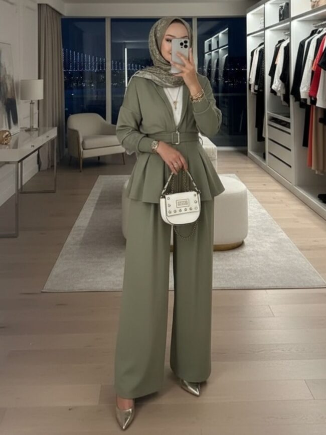 Premium Oysho Elina İkili Takım TK100246 - Çağla