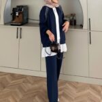 Kai Oysho Taşlı Bomber İkili Takım TK100247  - Lacivert