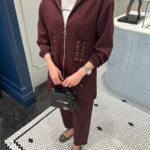 Premium Oysho Elin İkili Takım BÜYÜK BEDEN TK100254 - Bordo