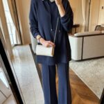 Premium Oysho Edoril İkili Takım TK100255 - Lacivert