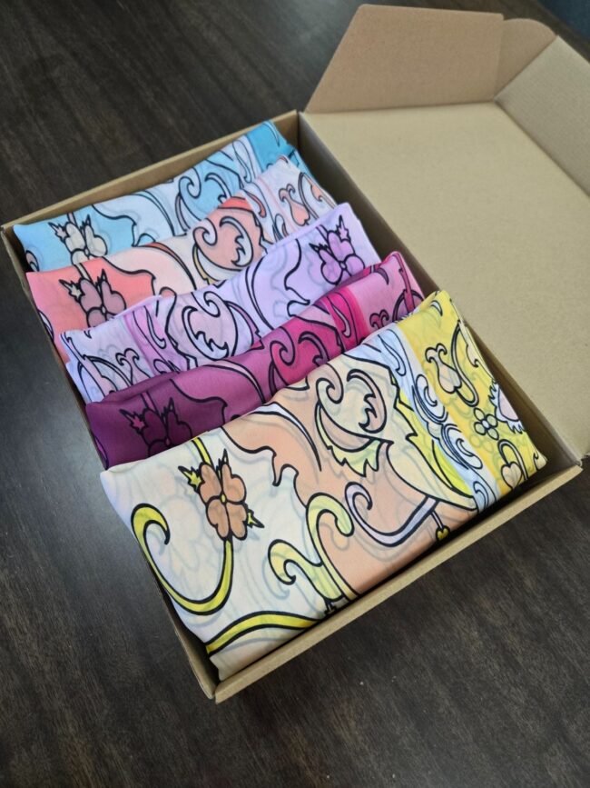 En Çok Satan 5'Li Zerefşan İpek Şal - KT258522