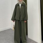 Premium Oysho Saoris İkili Takım TK100257 - Haki